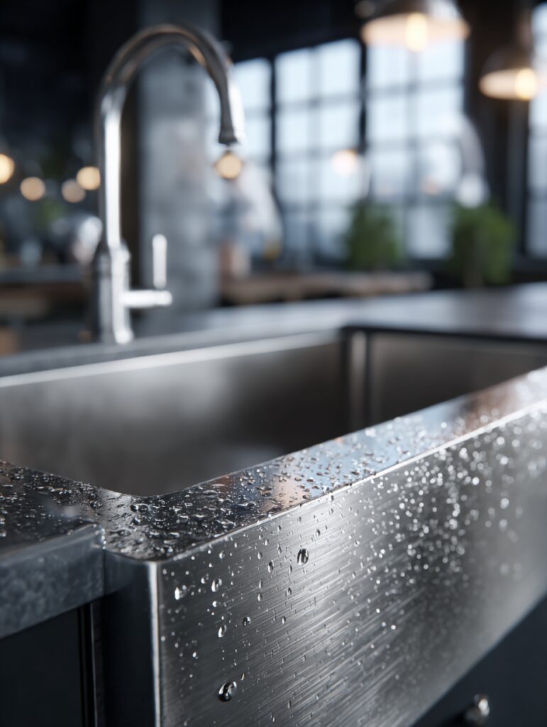 How Custom Stainless Steel Sinks Improve Kitchens 1 custom stainless steel sinks