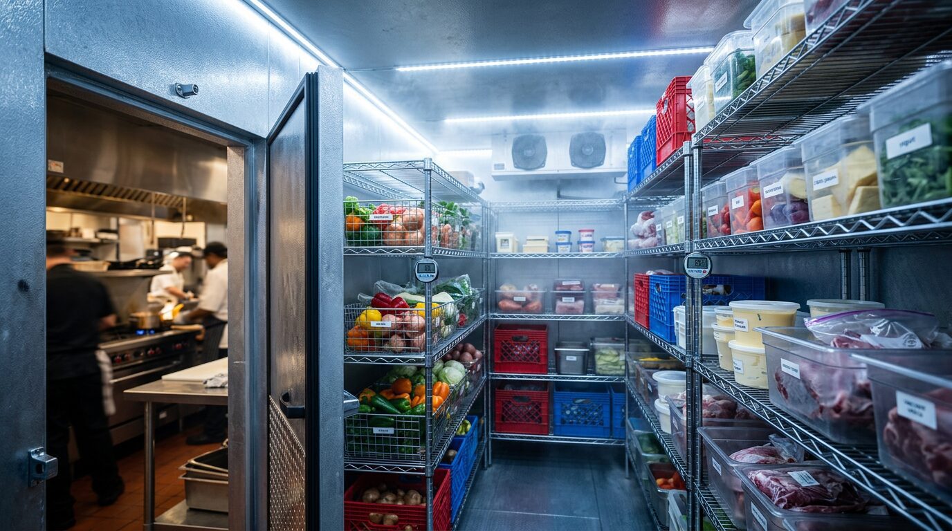 professional comercial walk in refrigerator kitchen 3